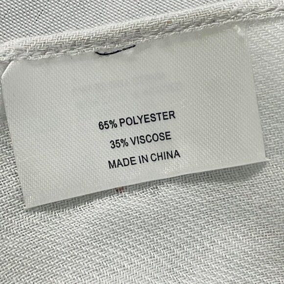 Swarovski Light Gray Scarf With Crystal Embellishments & Fringe Trim 72 Inch - Picture 5 of 11